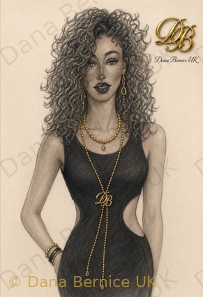 Dana Bernice original pencil portrait